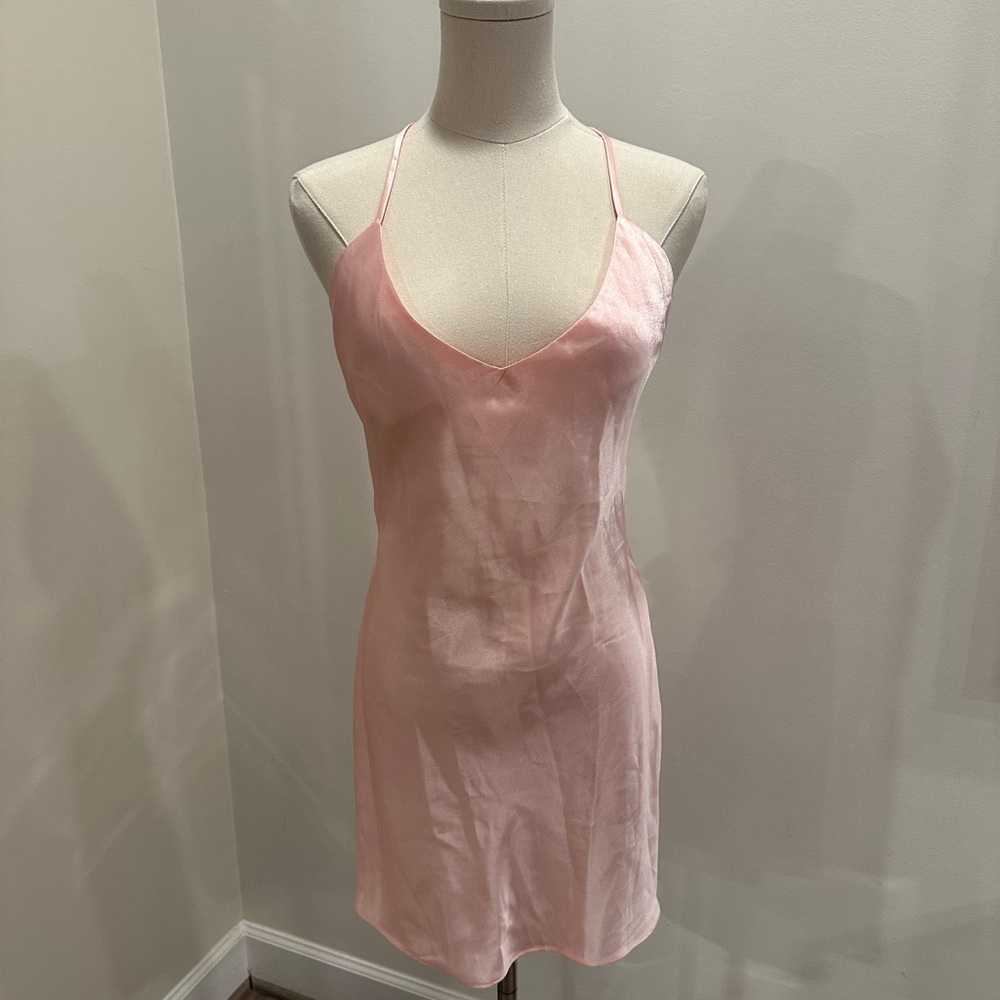 Victoria’s Secret Open Back Chemise Slip Dress